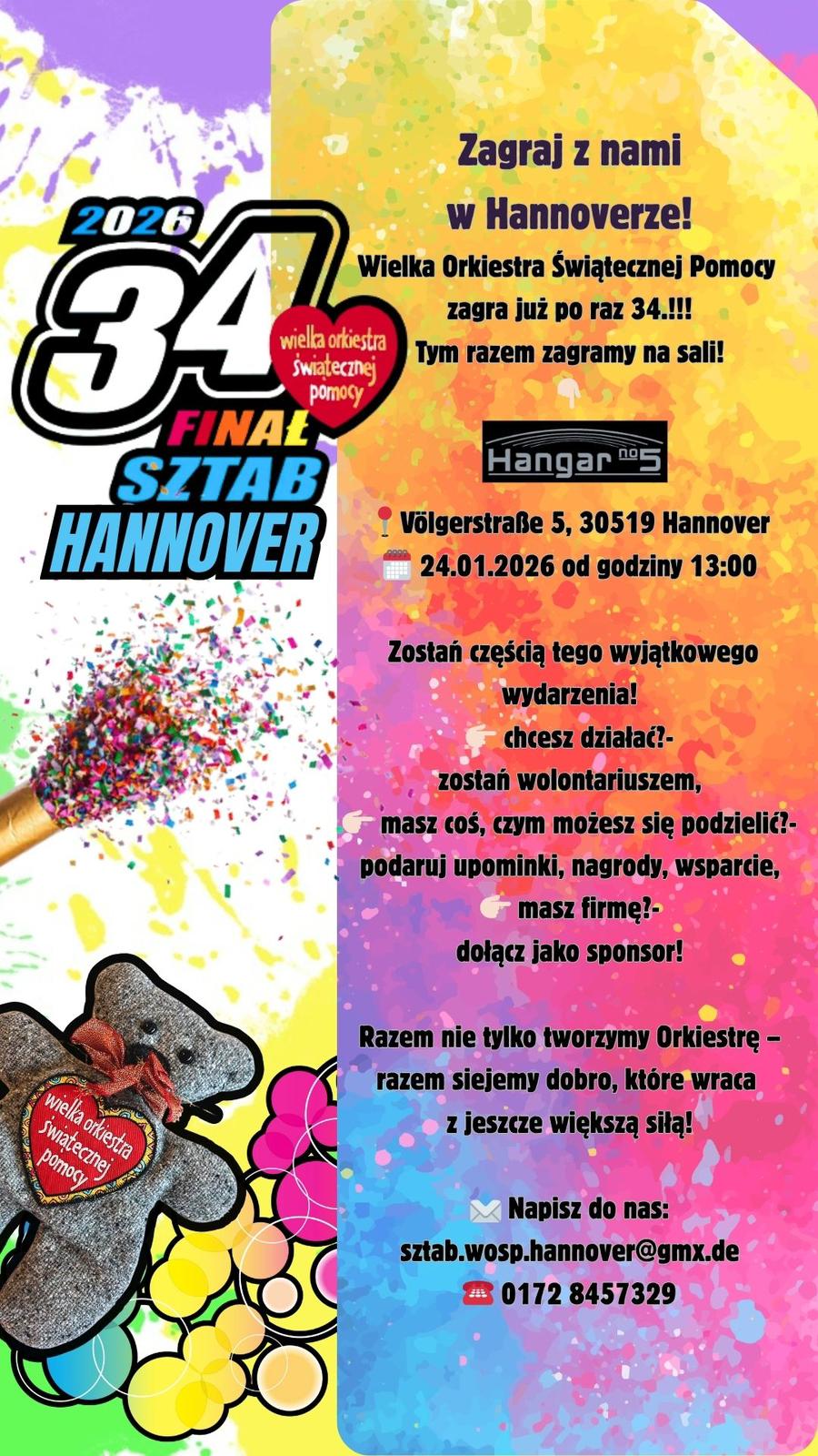 WOŚP Hanower 2026